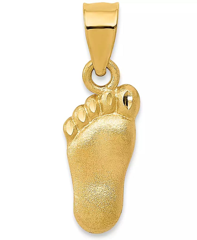 Macy's Baby Foot Charm Pendant in 14k Yellow Gold