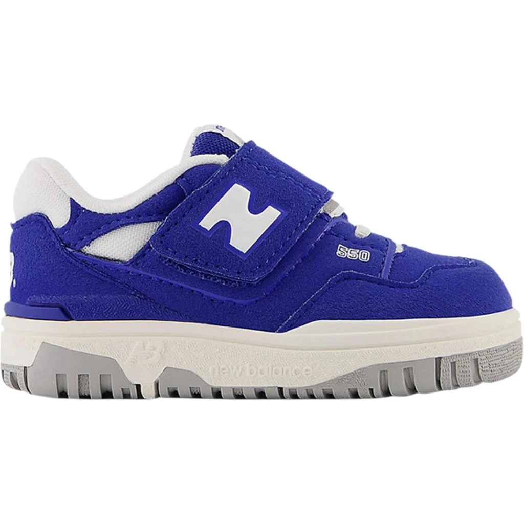 New Balance 550 Bungee Lace with Top Strap Blue/White  IHB550NA Toddler 1