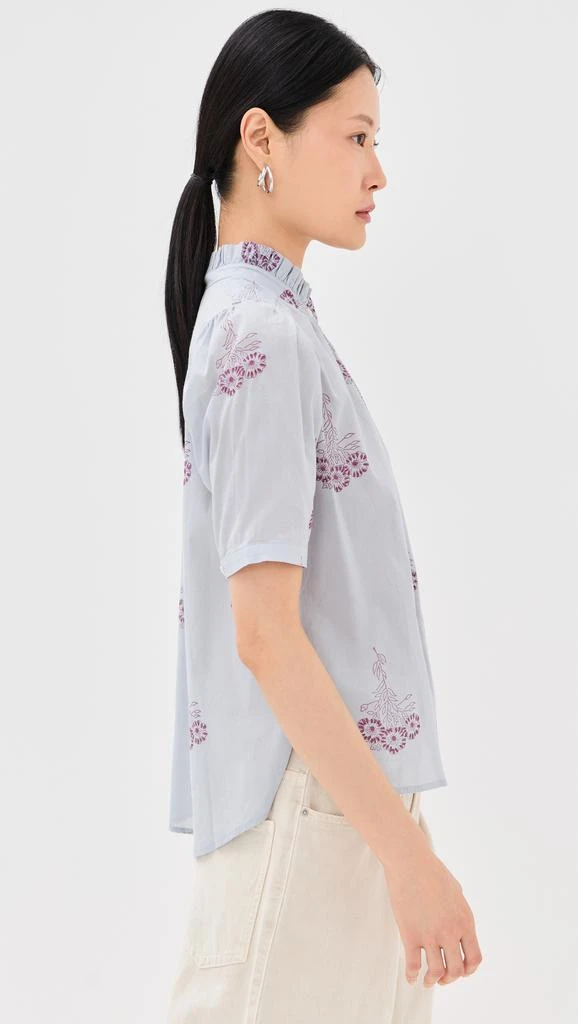 Alix of Bohemia Winn Pansy Sky Shirt 3