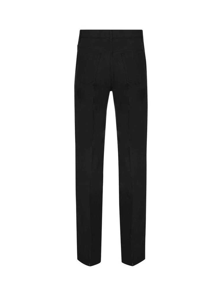 Saint Laurent Saint Laurent Button Detailed Straight Leg Trousers 2