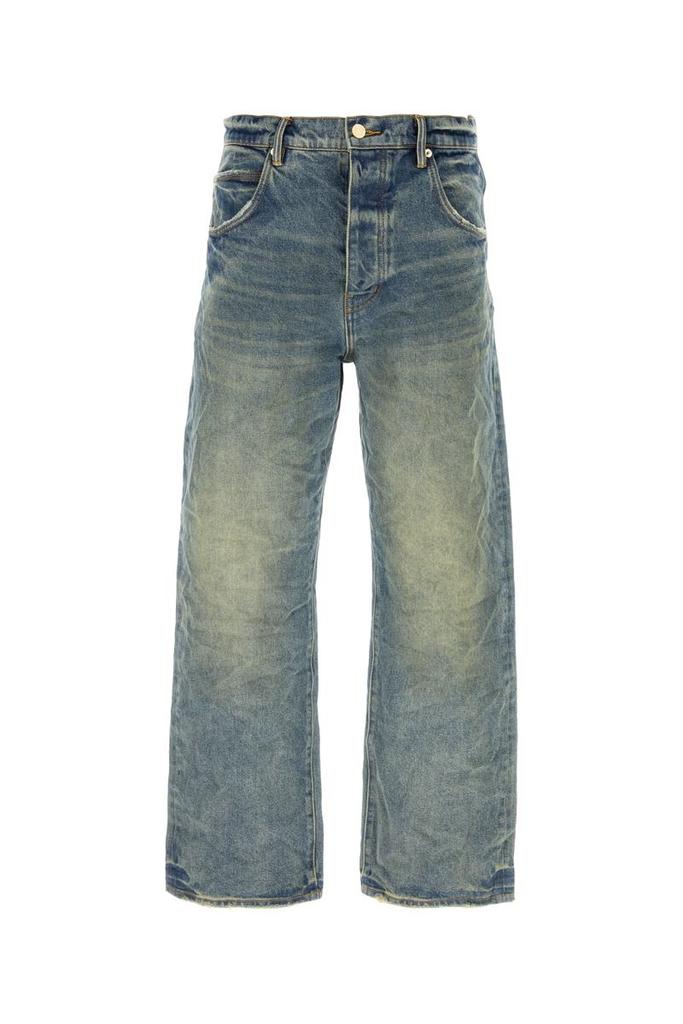 Purple Brand Twisted Coated Baggy Wide Leg Jeans - Pants