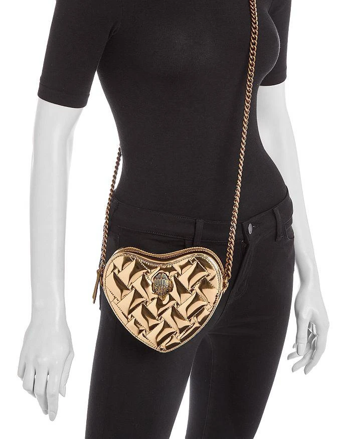 Kurt Geiger Kensington Heart x Body Leather Crossbody Bag 2