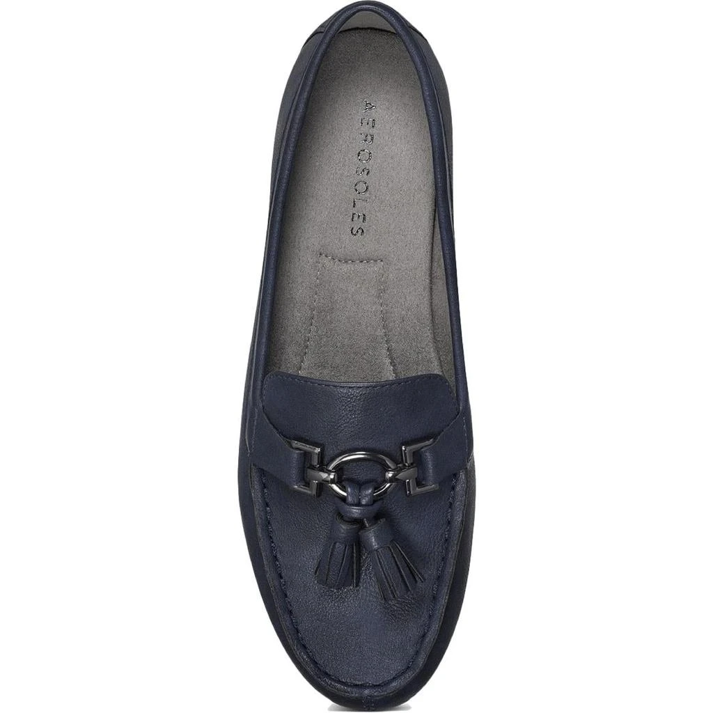 Aerosoles Deanna Womens Faux Leather Driving Moccasins Tassel Loafers 4