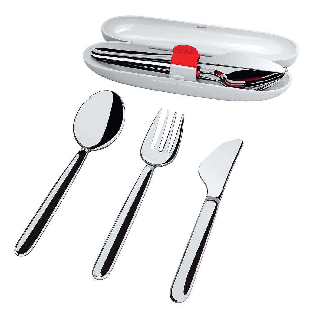 Alessi Alessi Travel Cutlery - Silver