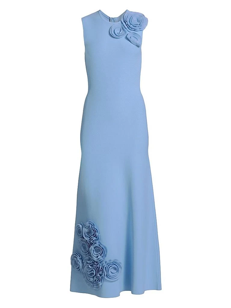 lela rose blue floral dress Pastel Pink and Blue Lehenga set – TheStylease.com main image 1