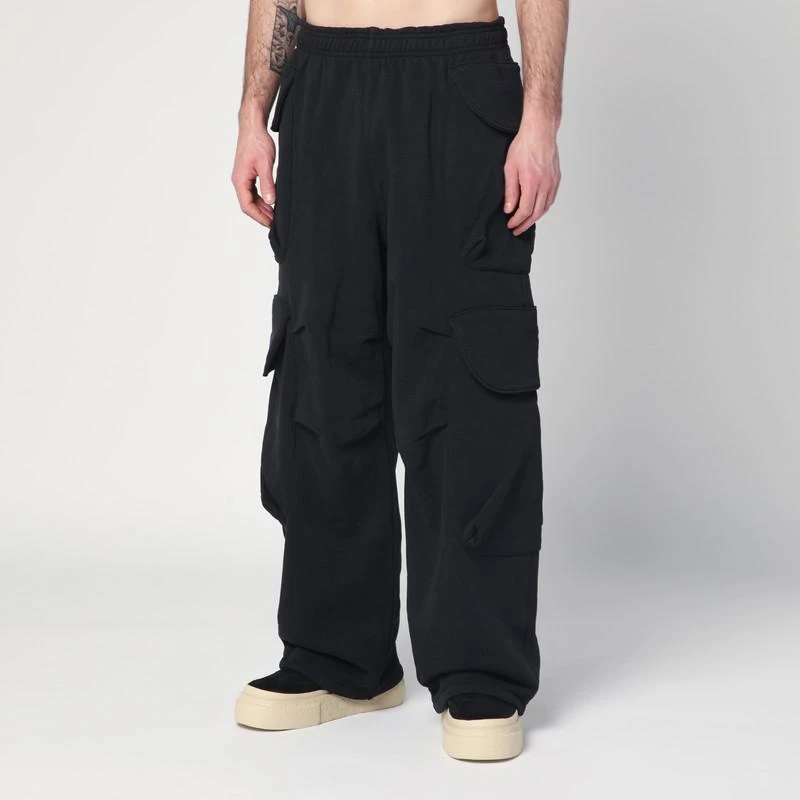 Entire Studios Cotton black cargo trousers 3