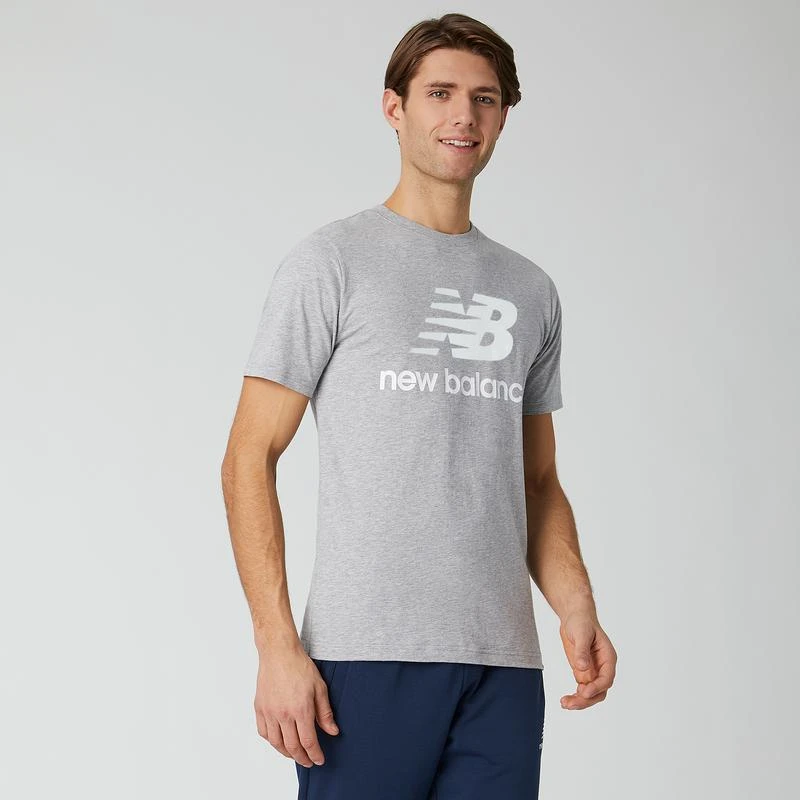 New Balance New Balance Essentials Stacked Logo Tee - Men's 1