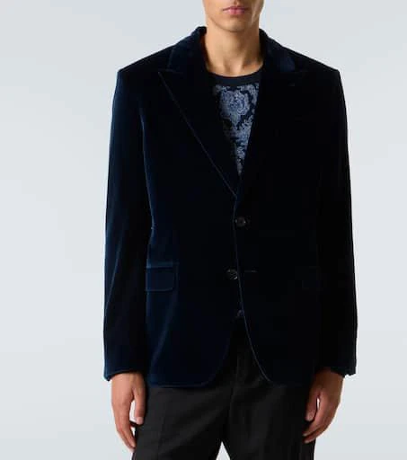 ETRO Cotton velvet blazer 3
