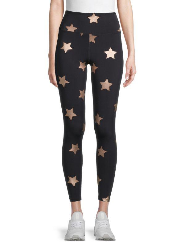 Nanette Lepore Star Foil-Print Leggings
