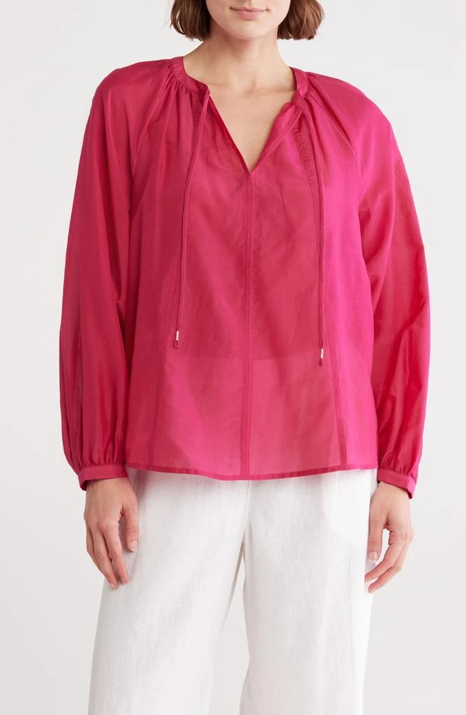 Tommy Bahama Agua Amara Long Sleeve Peasant Top 1