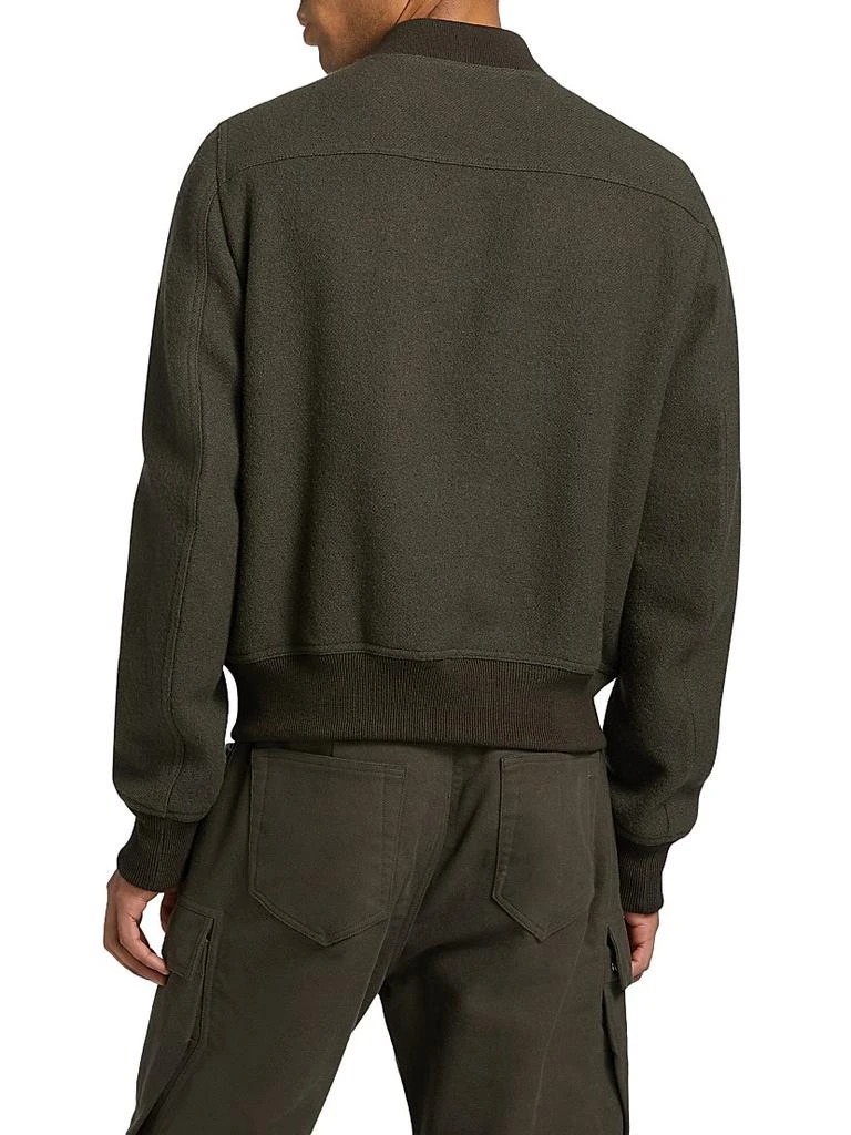 Rick Owens Bauhaus Flight Wool Bomber Jacket 5