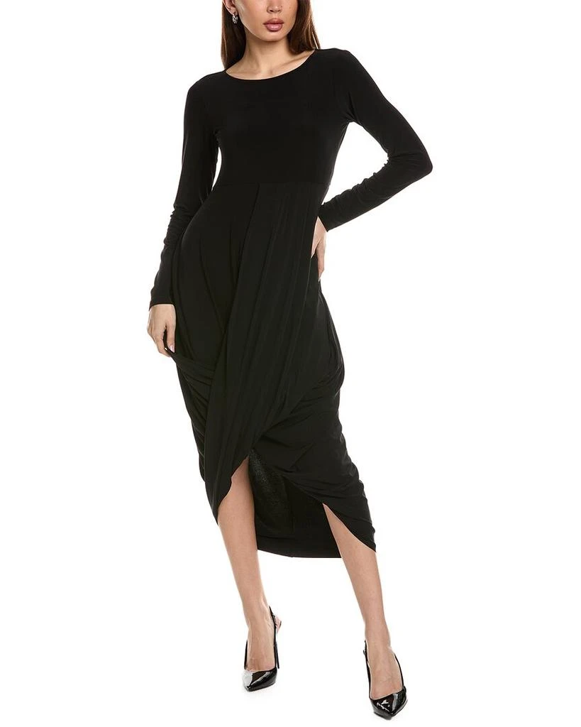 Joseph Ribkoff Cocoon Dress With Zipper Neckline Style 261132 main image 0