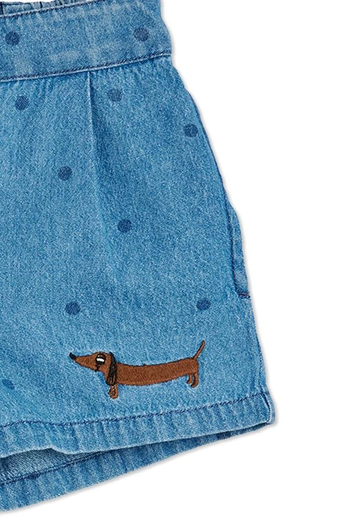 Mini Rodini Mini Rodini Dotted Denim Shorts 4