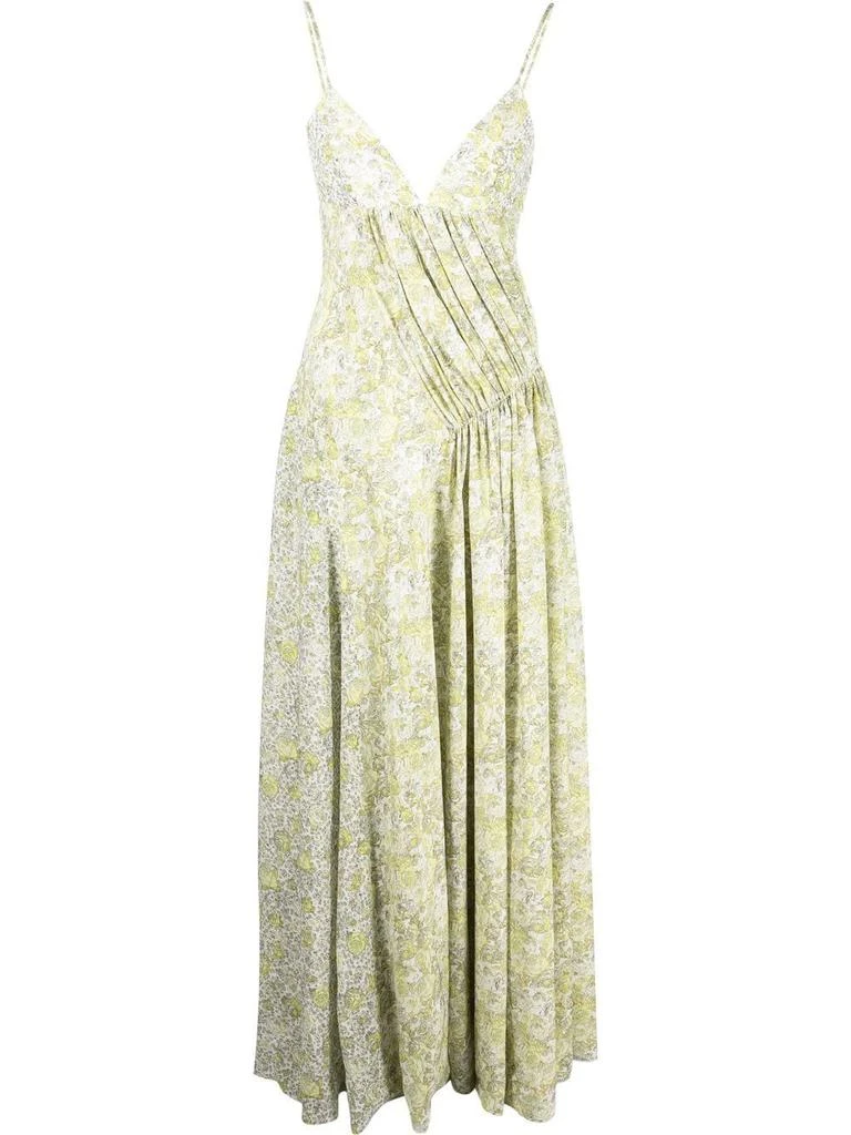 Giovanni Bedin floral-print silk dress - women -  -  - Yellow 1