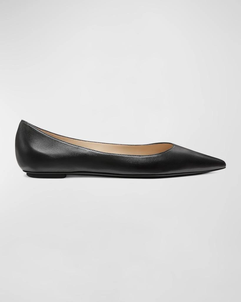 Stuart Weitzman Emilia Leather Ballerina Flats 1