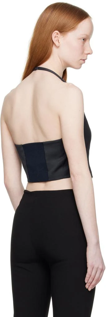 LVIR Navy Buttoned Tank Top 3