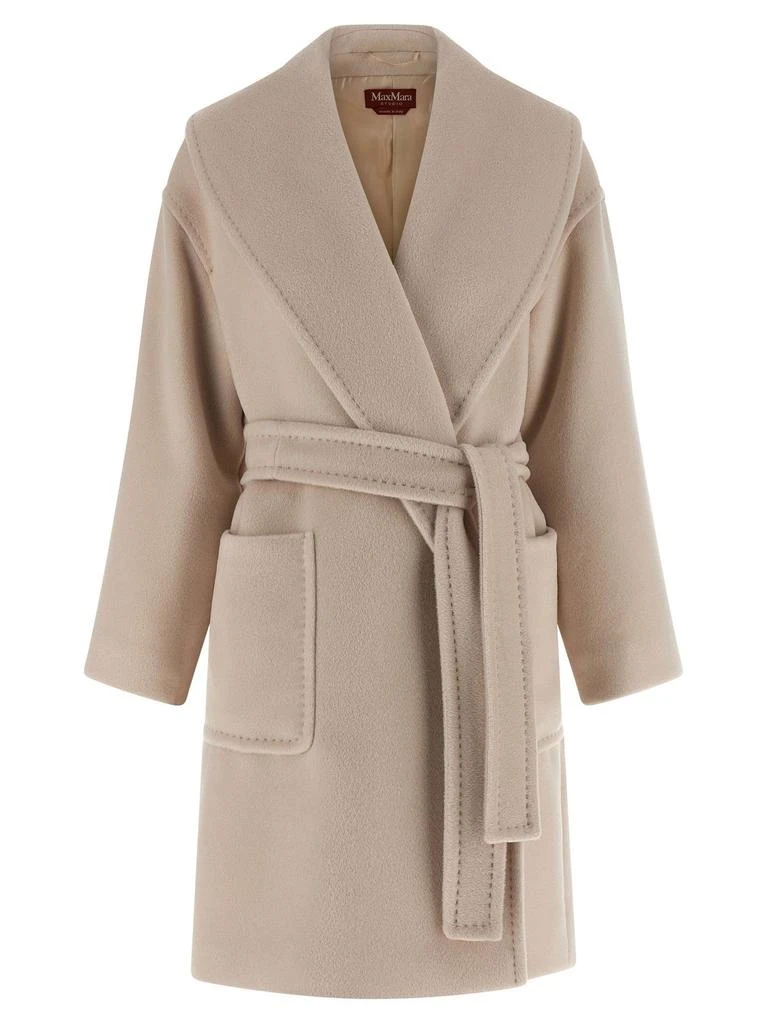 Max Mara Max Mara Studio Cloruro Tie-Waisted Coat 1