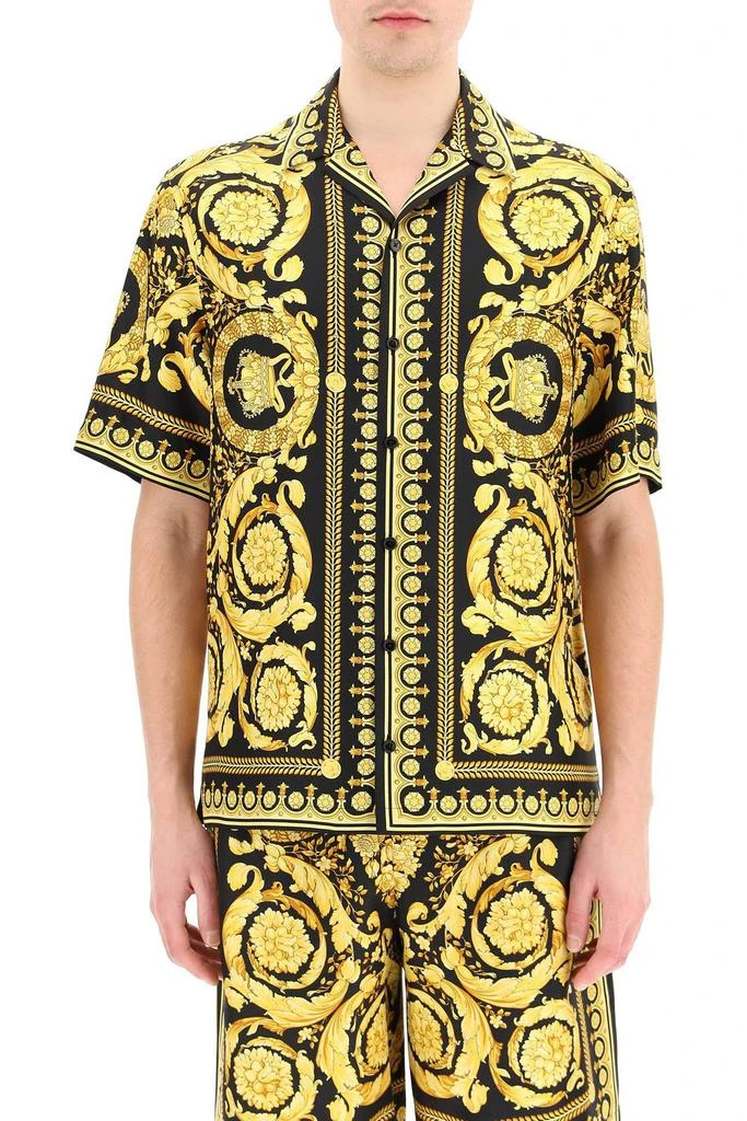 Versace Versace Short-Sleeved Barocco Printed Shirt 2