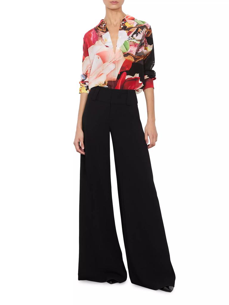 Alice + Olivia A+O x Kelly Dabbah Willa Floral Shirt