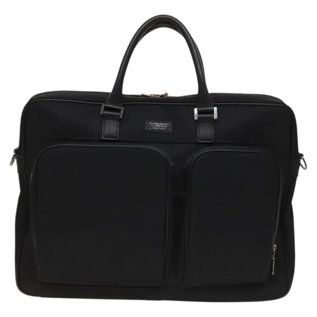 Burberry Label Nylon Briefcase Bag (Pre-Owned)