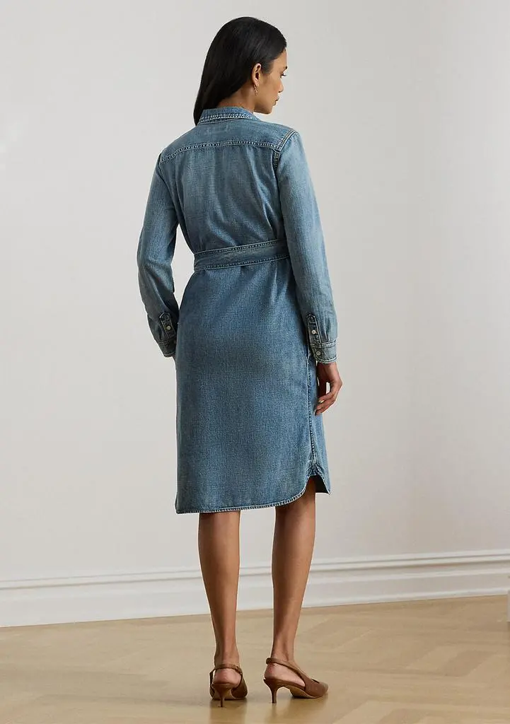 Ralph Lauren Belted Denim Shirtdress 2
