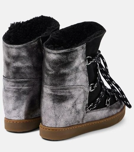 Isabel Marant Nowles shearling-lined leather snow boots 2