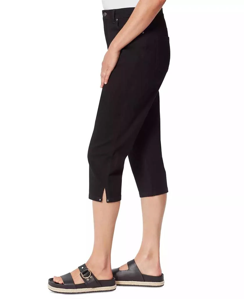 Gloria Vanderbilt Women's Amanda Slit-Hem High-Rise Capris Jeans 3