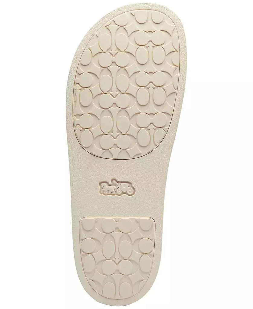 Coach Udele Sketch Print Leather Slide Sandals 5