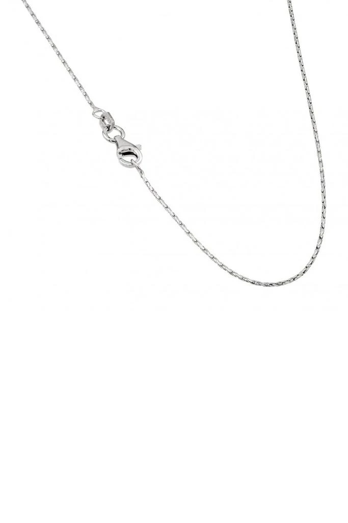 BEST SILVER Sterling Silver 0.8mm Sparkle Chain 16"