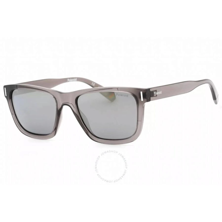 Polaroid Polarized Grey Multilayer Rectangular Unisex Sunglasses PLD 6186/S 0KB7/LM 54 1