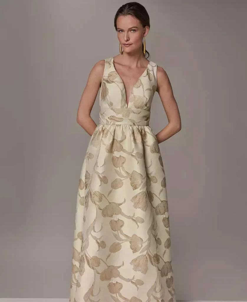 Donna Karan Women
s V-Neck Ball Gown 2