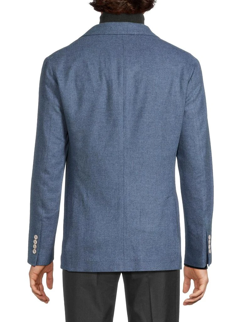 Brunello Cucinelli Wool-Blend Notch Lapel Blazer 2