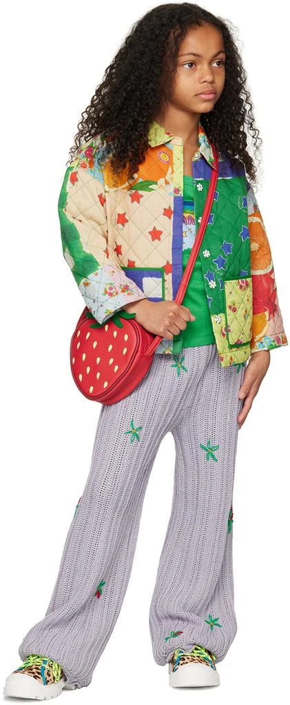 Maison Mangostan Kids Green Rainbow Tank Top 4