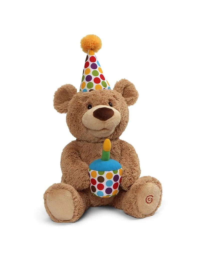 GUND Happy Birthday Animated Bear Singing Light Up Plush Stuffed Animal, 10"- Ages 3+ 3