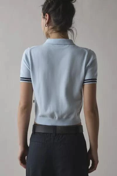 GUESS JEANS GUESS JEANS Collared Short Sleeve Polo Cardigan 4