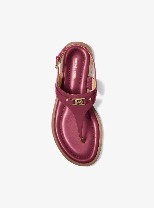Michael Kors Mandy Leather T-Strap Sandal 3