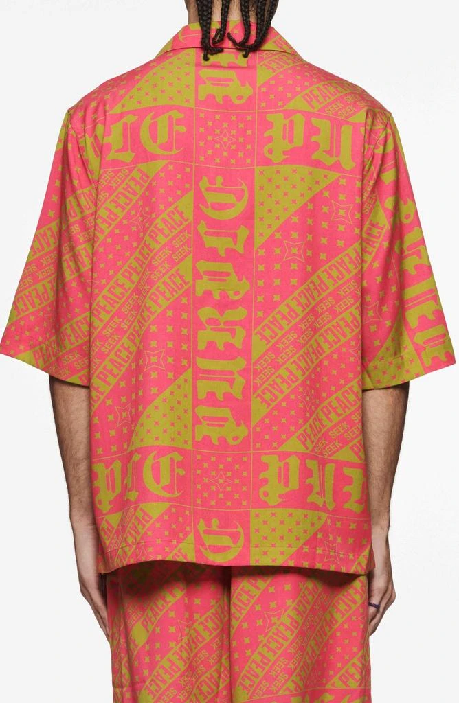 Purple Brand Oversize Lyocell Camp Shirt 2