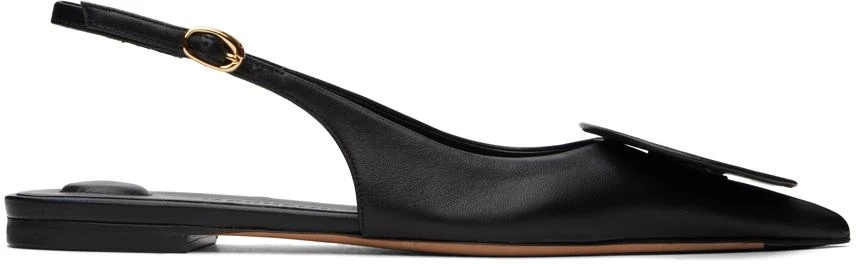 JACQUEMUS Black Les Classiques 'Les slingbacks Duelo plates' Ballerina Flats 1