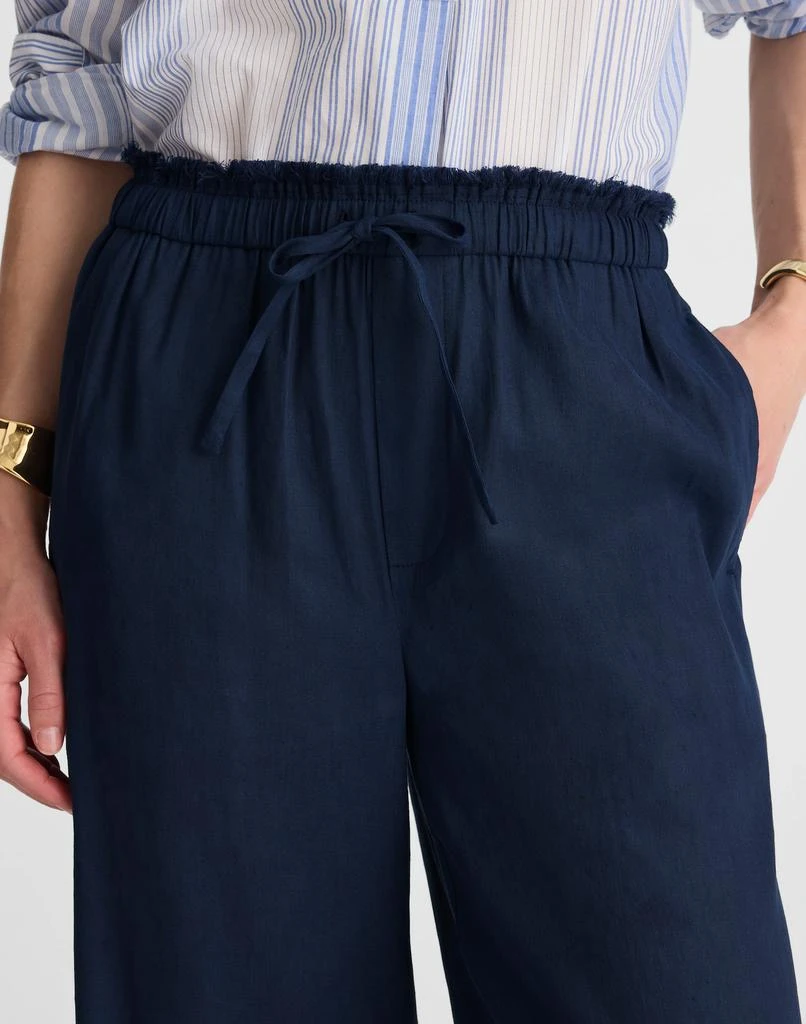 Madewell Raw-Edge Drawstring Pant 5