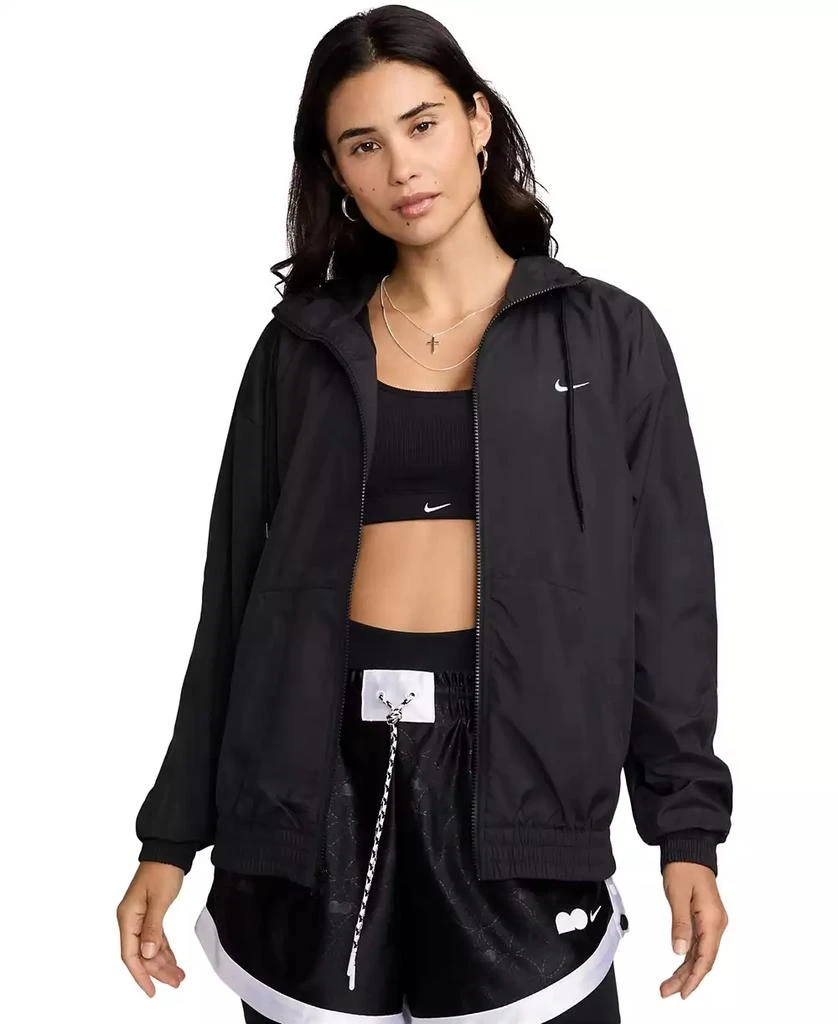 NIKE Women's Sportswear Classic Zip-Front Hooded Jacket 1