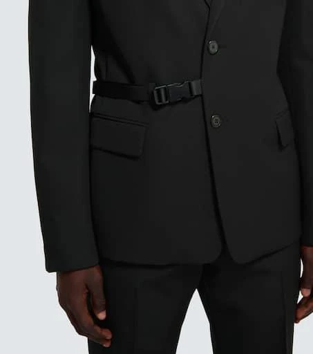 Prada Buckled wool blazer 6