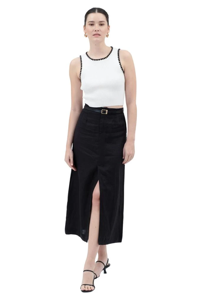 Blu Pepper Contrast Trim Sleeveless Top 5