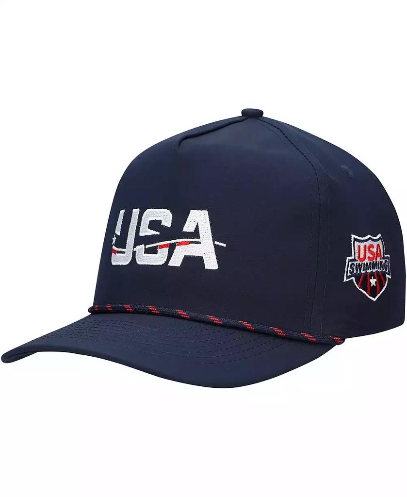 IMPERIAL Men's Navy USA Swimming the Wrightson Rope Adjustable Hat