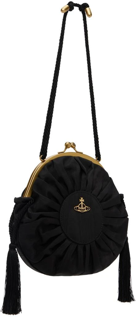 Vivienne Westwood Black Rosie Circle Frame Crossbody Bag 2