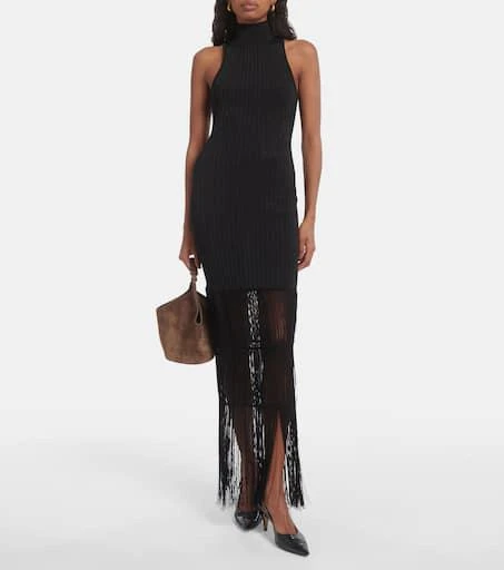 Khaite River crinkled leather slingback pumps 2