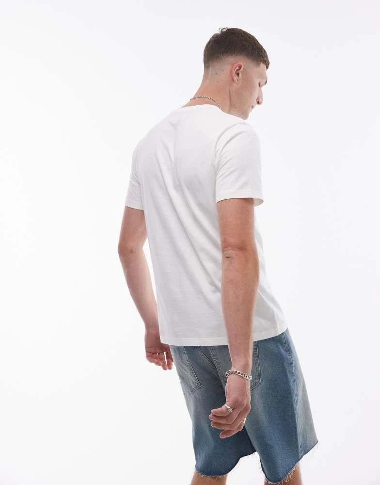 Topman Topman 5 pack regular t-shirt in white 4