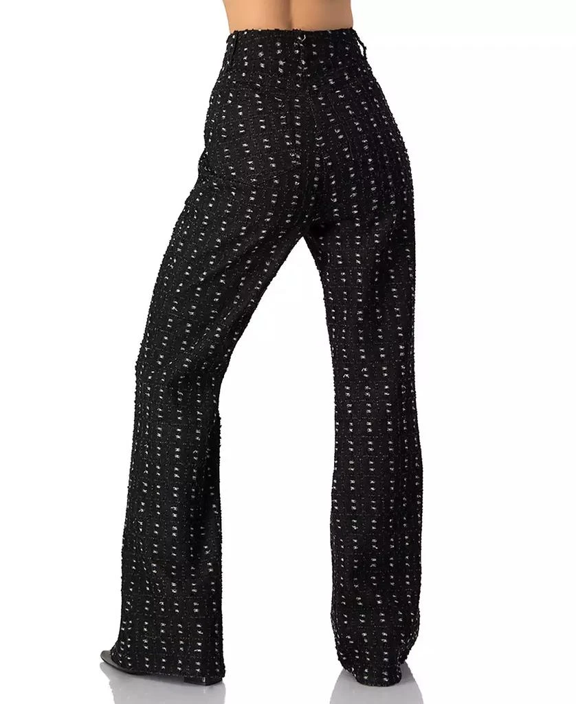 Ivonne Women
s Textured Wide-Leg Jeans 2