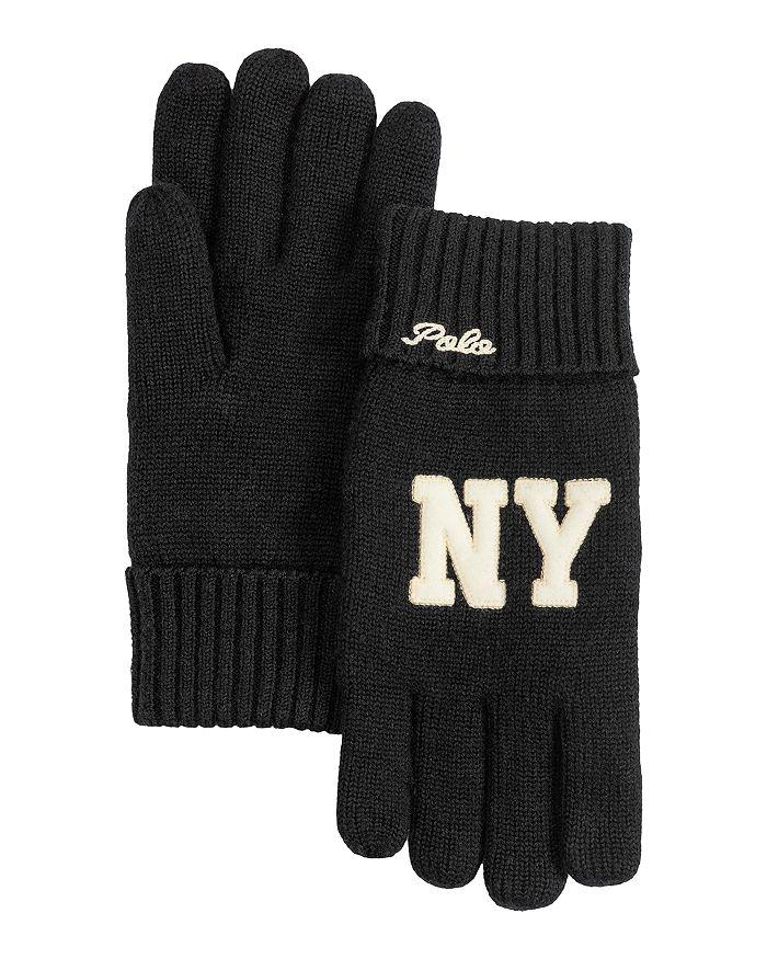 Ralph Lauren Fleece Lined Polo NY Gloves
