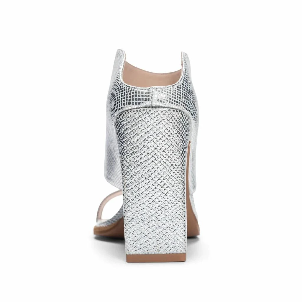 42 GOLD 42 Gold - Women's Scaly Metallic Slide With Ankle Cuff 5