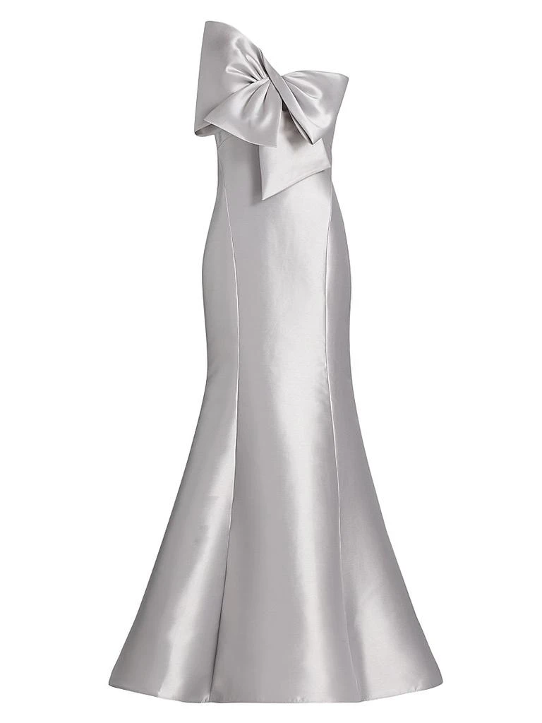 Amsale Metallic Satin Bow Mermaid Gown - Dresses & Skirts - Compare Prices  from 8+ Stores - Free Shipping - BeyondStyle